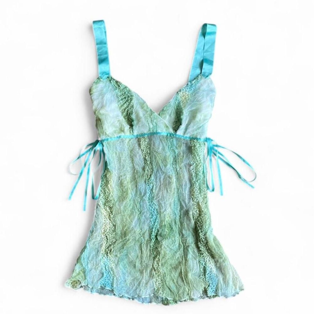Unbranded Women's Blue and Green Vest